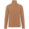 Veste micropolaire zippée homme Kariban – Coloris Marron – vue 2