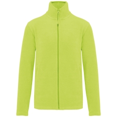 Veste micropolaire zippée homme Jaune Kariban – 300 g/m²