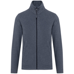 Veste micropolaire zippée homme Marine Kariban – 300 g/m²