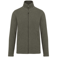 Veste micropolaire zippée homme Vert Marble Kariban