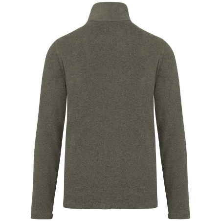Veste micropolaire zippée homme Vert Marble Kariban – vue 2