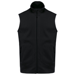 Bodywarmer micropolaire recyclé unisexe Kariban – Noir