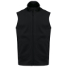 Bodywarmer micropolaire recyclé unisexe Kariban – Noir