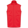 Bodywarmer micropolaire recyclée unisexe Kariban – Rouge