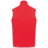 Bodywarmer micropolaire recyclée unisexe Kariban – Rouge – vue 2