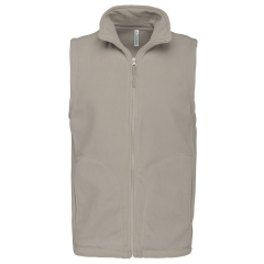Bodywarmer micropolaire homme Beige – Kariban