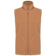 Bodywarmer micropolaire homme Marron (Camel Heather) – Kariban