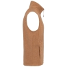 Bodywarmer micropolaire homme Marron (Camel Heather) – Kariban – vue 3