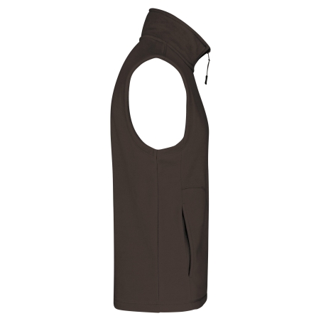 Bodywarmer Micropolaire Homme Marron – Kariban – vue 3