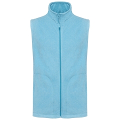 Bodywarmer micropolaire homme Bleu Kariban – Sans manches zippé
