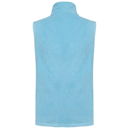 Bodywarmer micropolaire homme Bleu Kariban – Sans manches zippé – vue 2