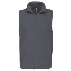 Bodywarmer Micropolaire Homme Gris Kariban – Sans Manches