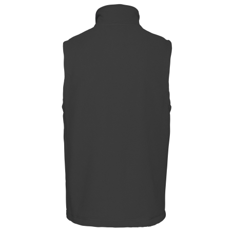 Bodywarmer micropolaire homme Gris Kariban – sans manches zippé – vue 2