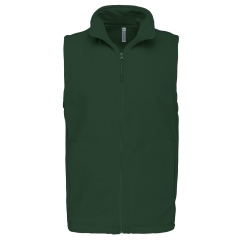 Bodywarmer micropolaire homme Vert Forest Green Kariban