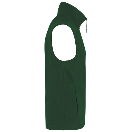 Bodywarmer micropolaire homme Vert Forest Green Kariban – vue 3