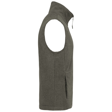 Bodywarmer Micropolaire Homme Vert Kariban – Sans Manches – vue 3