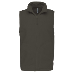 Bodywarmer micropolaire homme Kariban Vert Olive