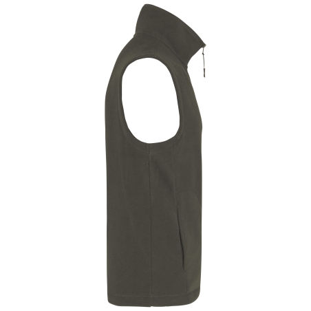 Bodywarmer micropolaire homme Kariban Vert Olive – vue 3