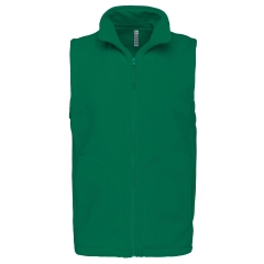 Bodywarmer Micropolaire Homme Vert Kelly Green Kariban