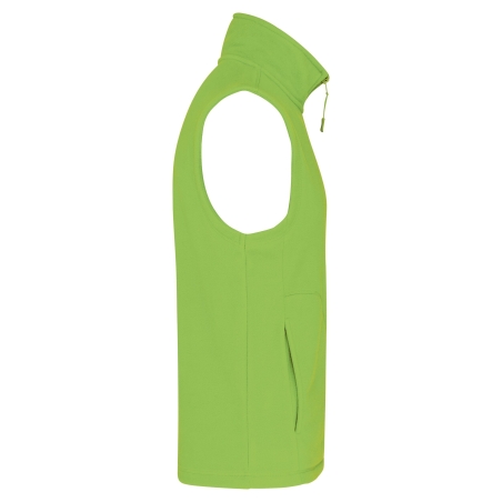 Bodywarmer micropolaire homme Vert lime – Kariban – vue 3
