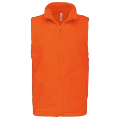 Bodywarmer Micropolaire Homme Orange Kariban