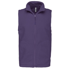 Bodywarmer micropolaire homme Violet – Kariban
