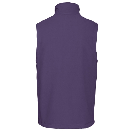 Bodywarmer micropolaire homme Violet – Kariban – vue 2