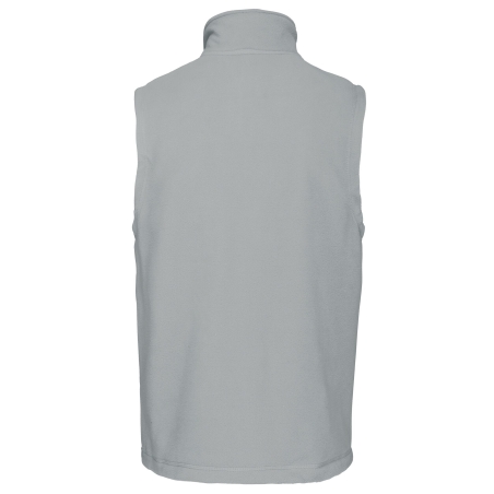 Bodywarmer micropolaire homme Gris Kariban – sans manches zippé – vue 2