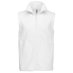 Bodywarmer micropolaire homme Blanc – Kariban