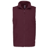 Bodywarmer Micropolaire Homme Bordeaux Kariban – Sans Manches