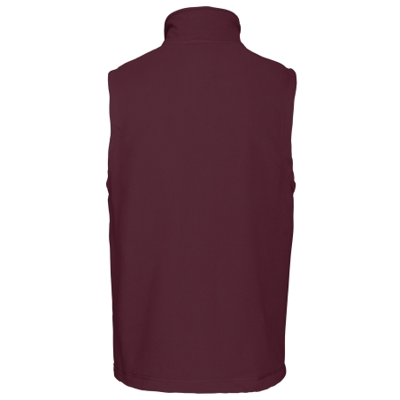 Bodywarmer Micropolaire Homme Bordeaux Kariban – Sans Manches – vue 2