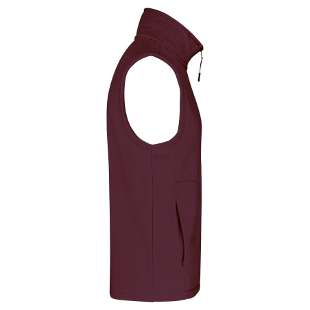 Bodywarmer Micropolaire Homme Bordeaux Kariban – Sans Manches – vue 3