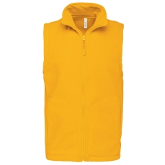 Bodywarmer micropolaire homme Jaune – Kariban