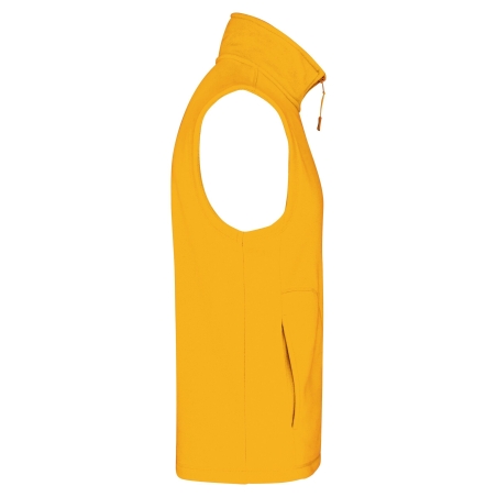 Bodywarmer micropolaire homme Jaune – Kariban – vue 3