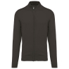 Cardigan zippé homme Gris – Kariban | Label Blouse