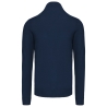 Cardigan zippé homme Marine Kariban – Col cheminée – vue 2