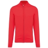 Cardigan Zippé Homme Rouge Kariban – 290 g/m²