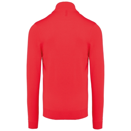 Cardigan Zippé Homme Rouge Kariban – 290 g/m² – vue 2