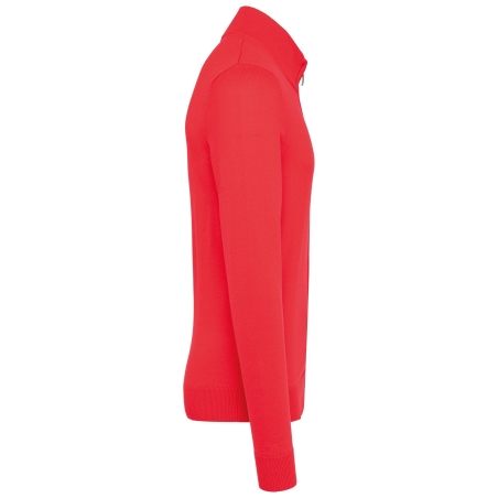 Cardigan Zippé Homme Rouge Kariban – 290 g/m² – vue 3