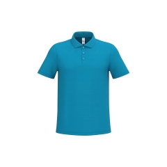 Polo piqué homme Bleu Atoll iDeal Basic Brand – 180 g/m²