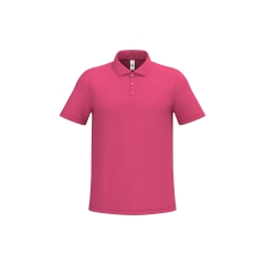 Polo piqué homme Fuchsia iDeal Basic Brand – 180 g/m²