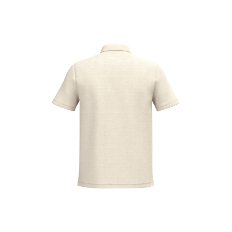 Polo piqué homme Beige – iDeal Basic Brand – vue 2