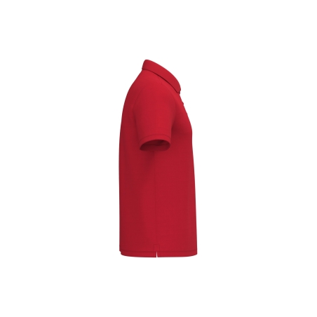 Polo piqué homme Rouge iDeal Basic Brand – 180 g/m² – vue 3