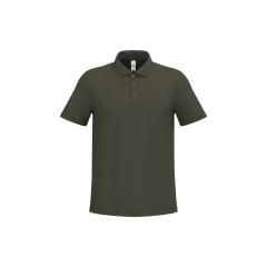 Polo piqué homme Vert Ideal Urban Khaki – iDeal Basic Brand