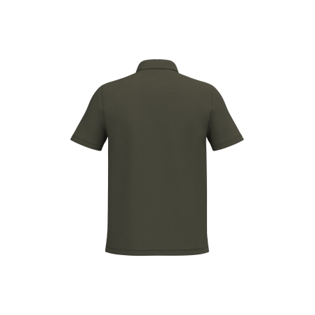 Polo piqué homme Vert Ideal Urban Khaki – iDeal Basic Brand – vue 2