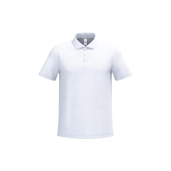 Polo piqué homme Blanc 180 g/m² – iDeal Basic Brand