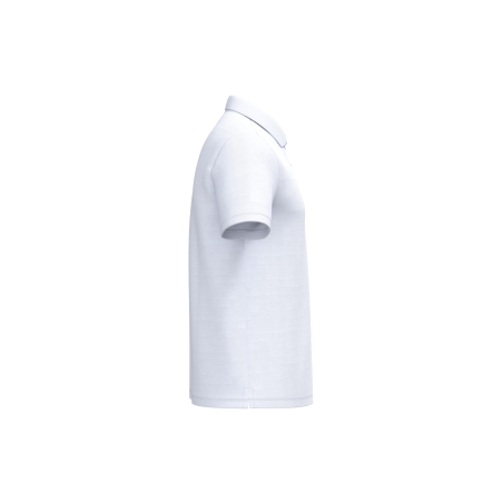 Polo piqué homme Blanc 180 g/m² – iDeal Basic Brand – vue 3