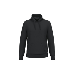Sweat-shirt à capuche recyclé unisexe Kariban – Noir