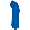 Sweat-shirt capuche contrastée Kariban Bleu Royal/Jaune homme – vue 3