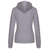 Sweat-shirt capuche contrastée femme Gris Oxford/Navy Kariban – vue 2